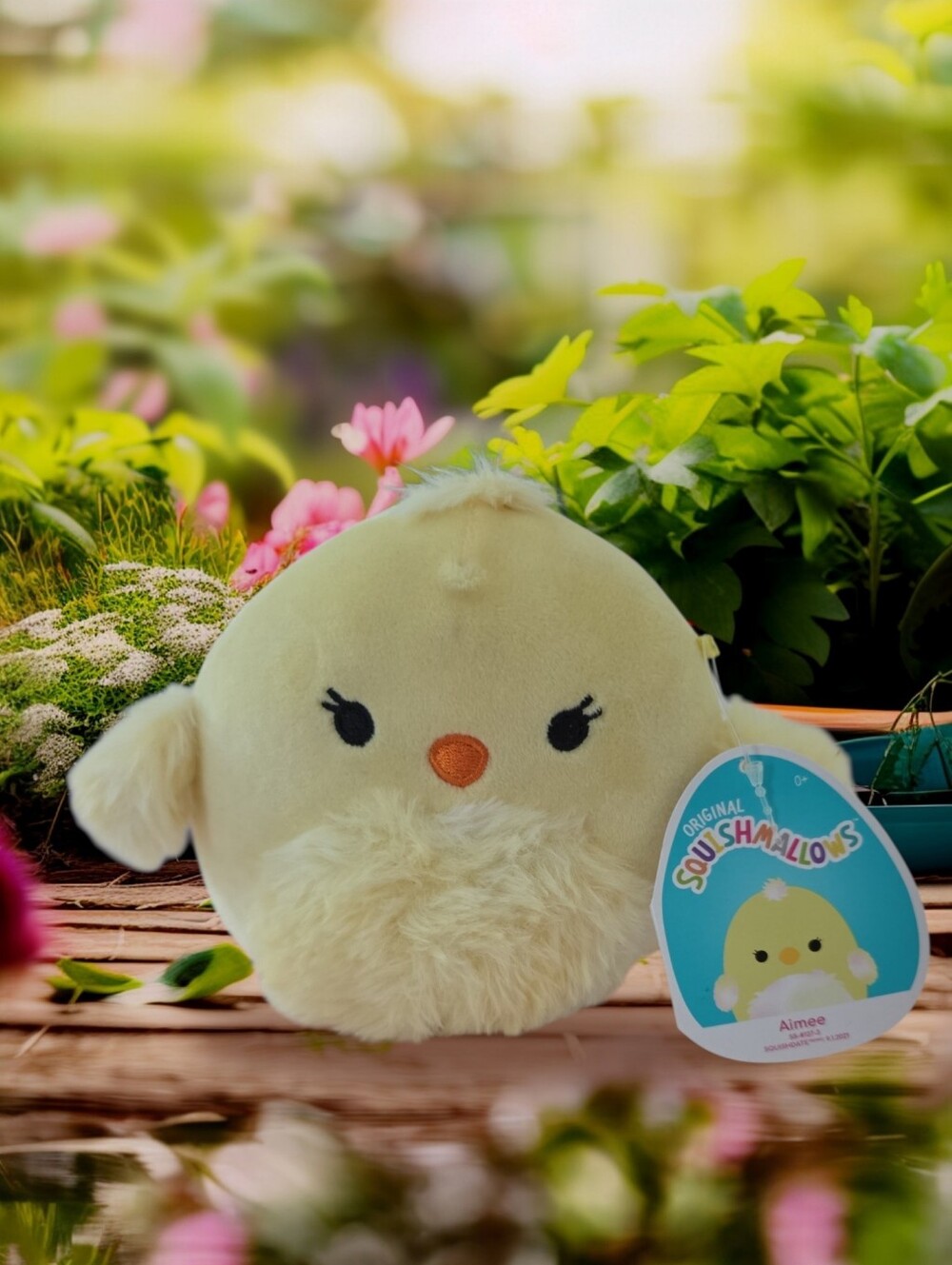 Squishmallows Aimee the Chick Fuzzy Belly Plush with Tags - 5 inch
